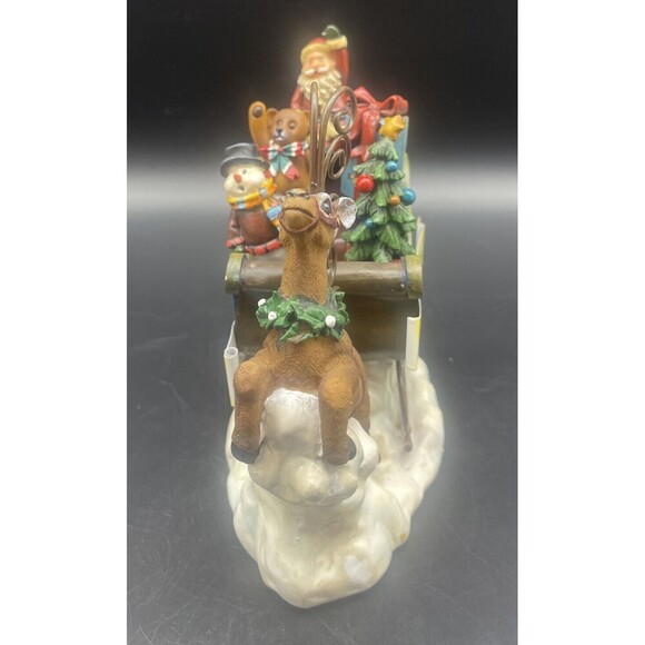 CHRISTMAS “Spread the Season’s Joy” Santa Sleigh Holiday Cheese Spreaders - Picture 2 of 16